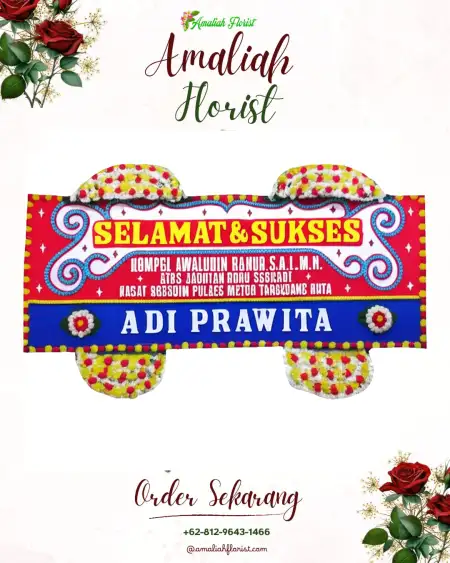 Papan Bunga Ucapan Selamat Kutajaya
